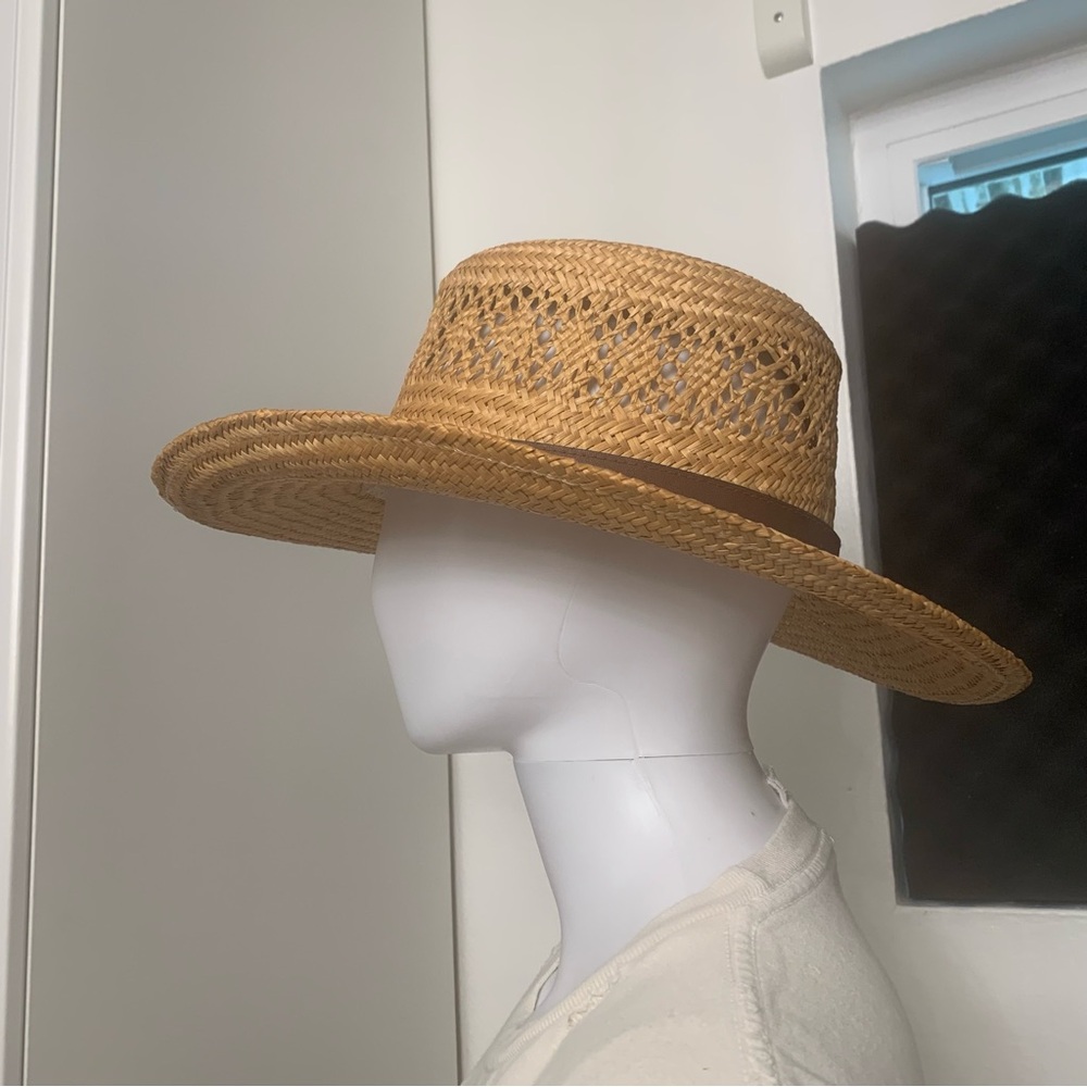 Summer Club Australia Natural Material Woven Straw Wicker Hat Adult Medium